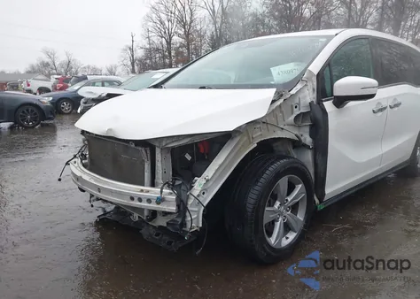 2019 Honda Odyssey Ex-L from USA, damaged, VIN 5FNRL6H73KB079011